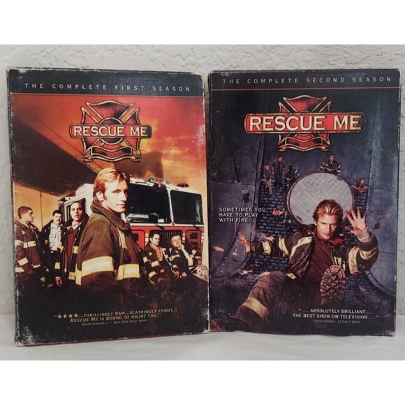 Rescue Me - The Complete First And Second Seasons (DVD, 2005-2006) 7- Discs DVD - Picture 1 of 11